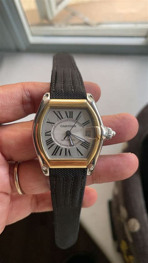 buy cartier roadster strap|cartier roadster leather strap replacement.